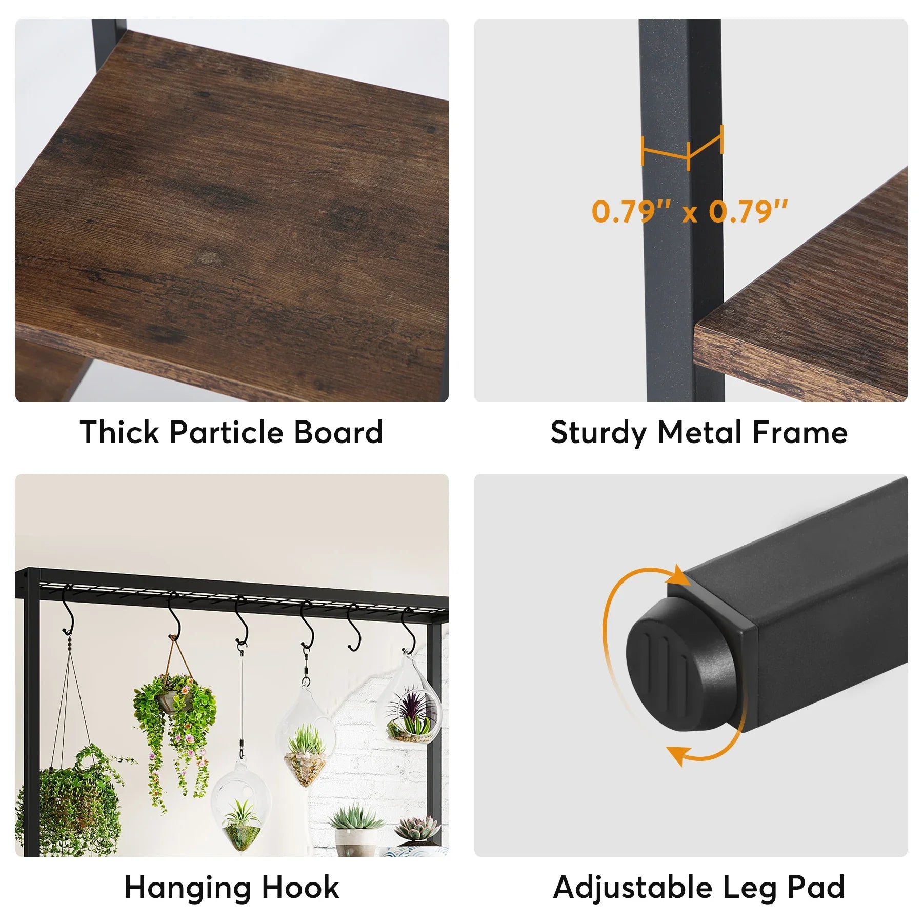 Tribesigns 70.9 inch, 5 Tiers Indoor Plant Stand