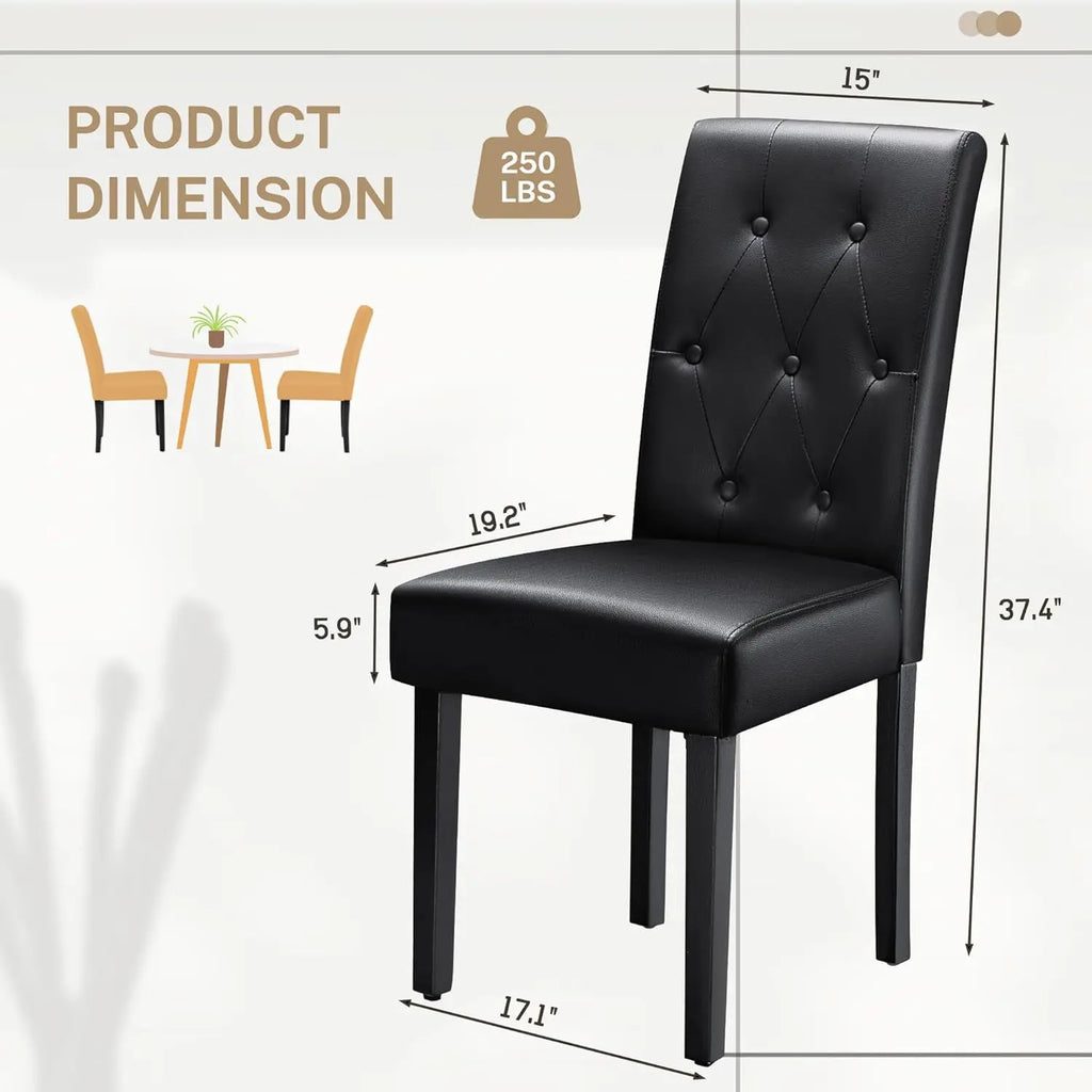 Upholstered Dining Chairs, Set of 4