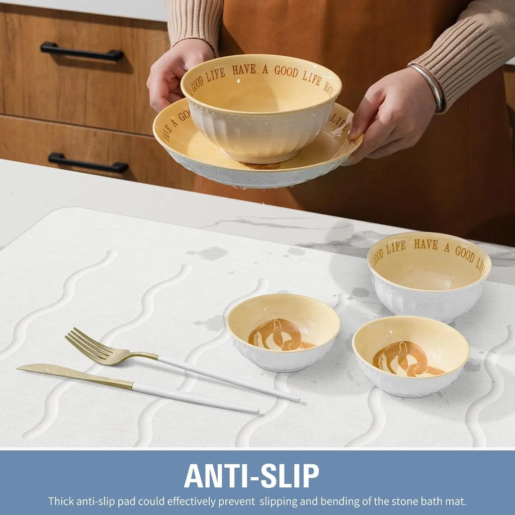 32x20 Diatomite Stone Bath Mat