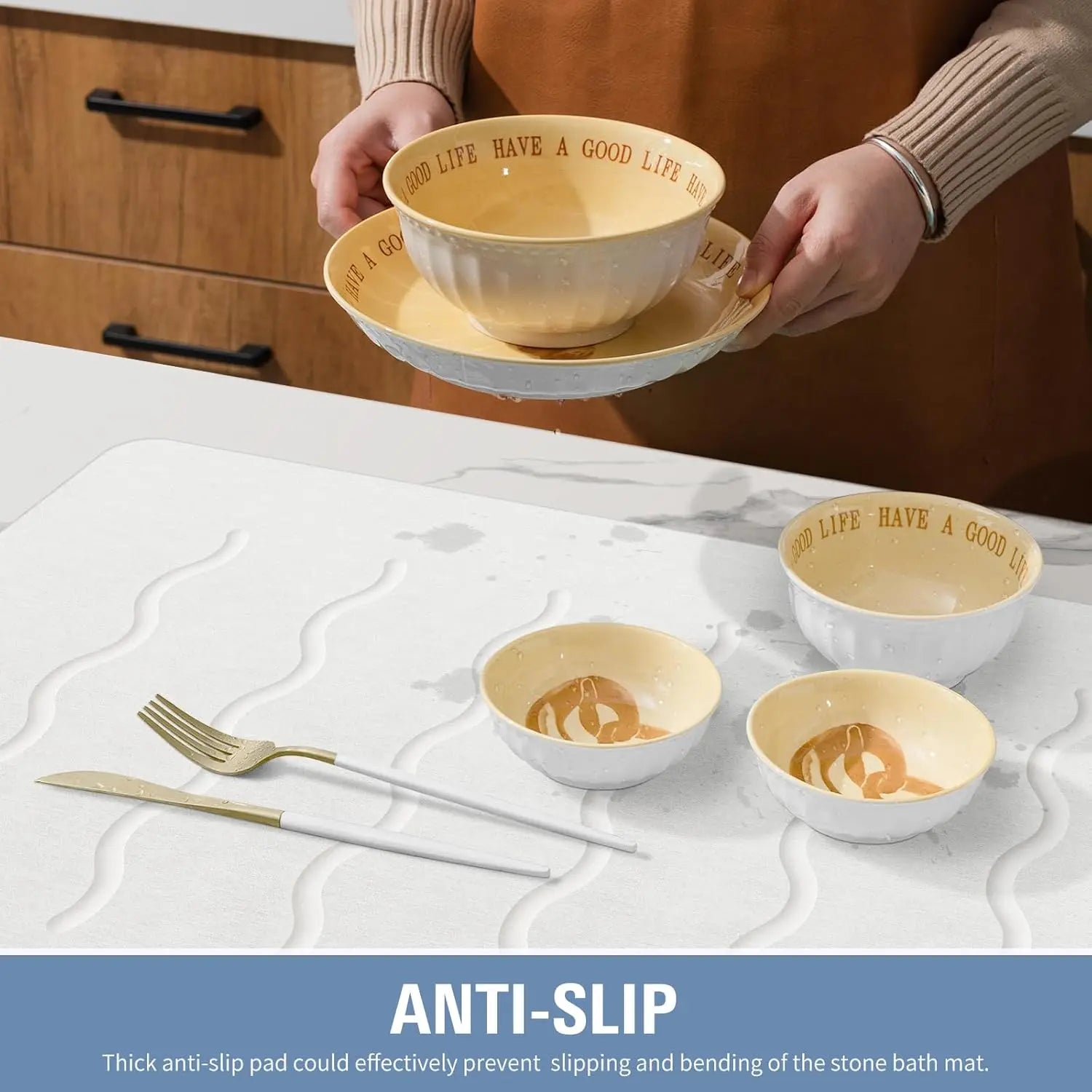 32x20 Diatomite Stone Bath Mat