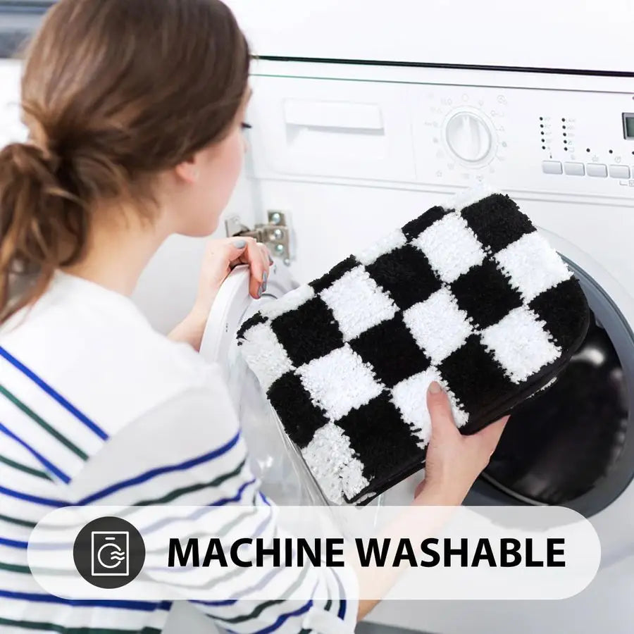 3 Piece Bathroom Rugs Set