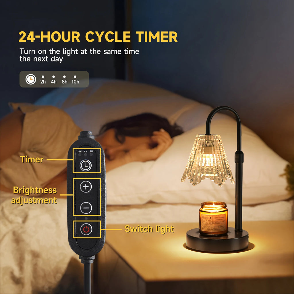 Retro Candle Heating Lamp