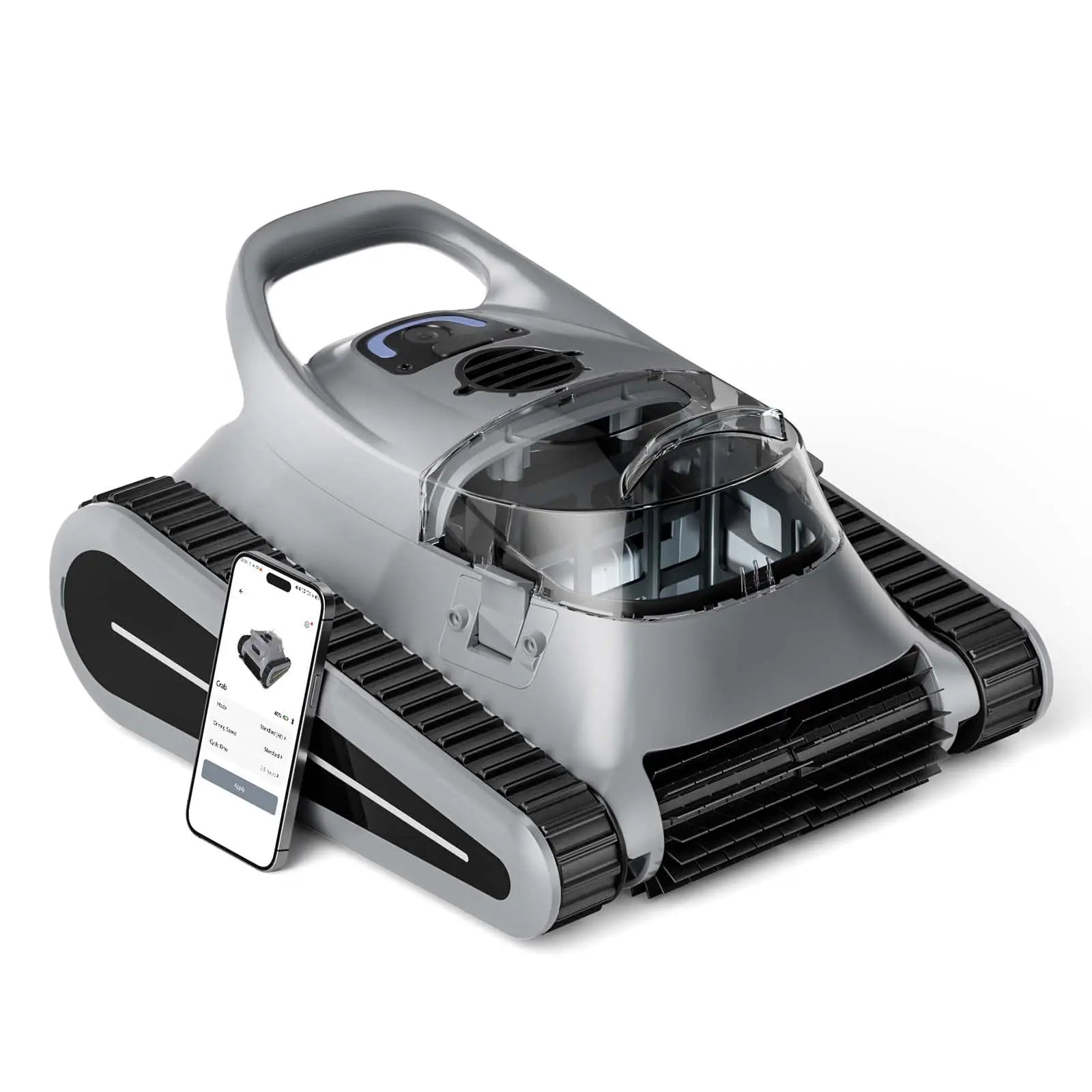 (2025 New) Seauto Crab Pro Cordless Robotic Cleaner, for Inground Pools up to 2000 Sq.ft