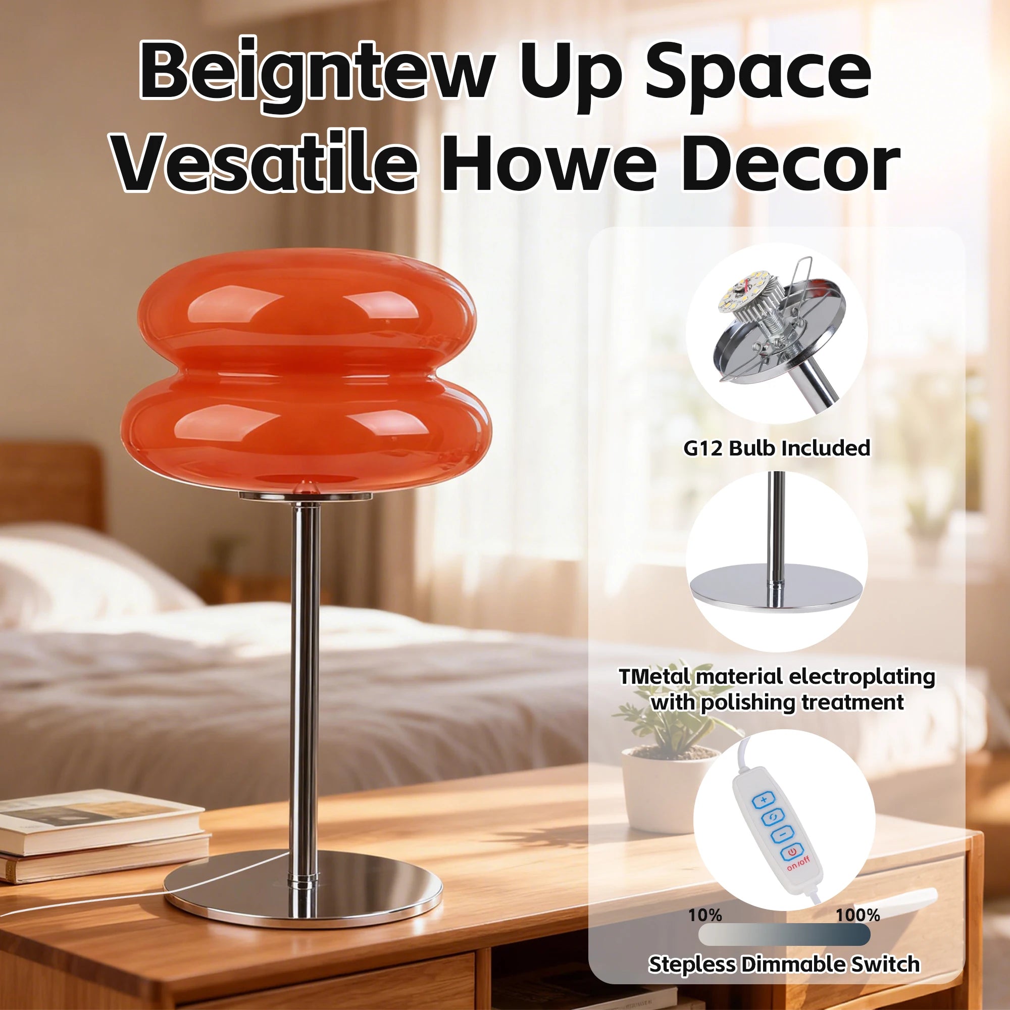 Glass Table Lamp