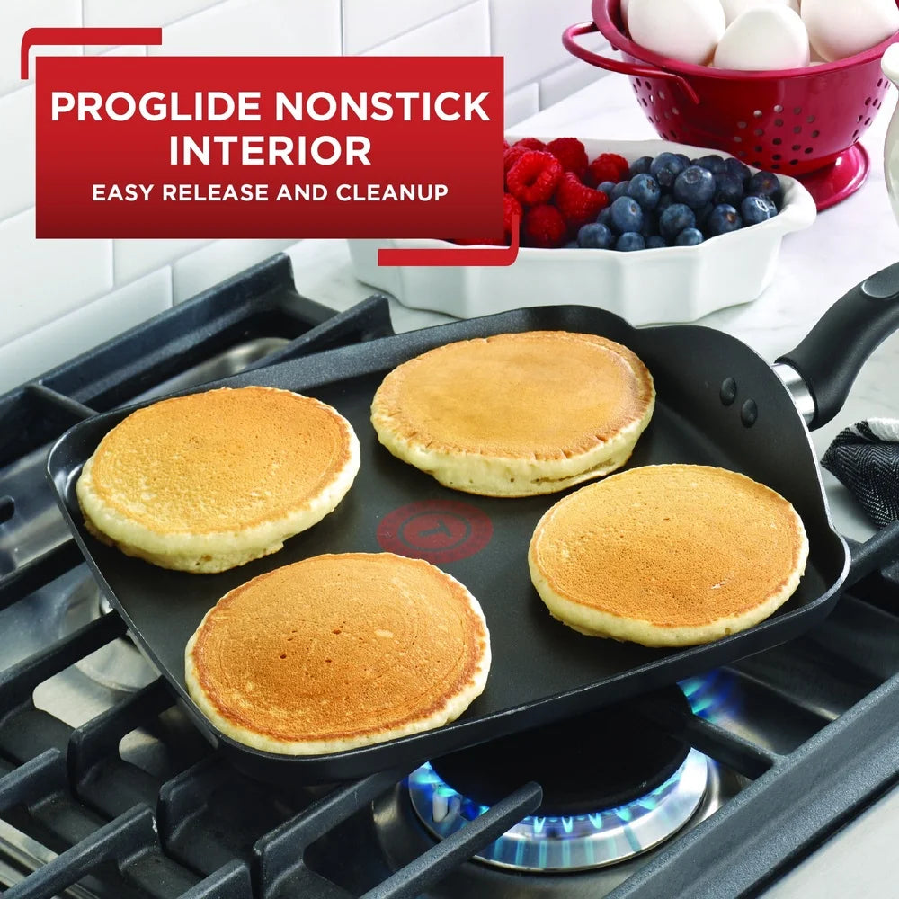 11 Inch Nonstick Griddle, Thermo-Spot Technology   Ideal Frying Pancakes