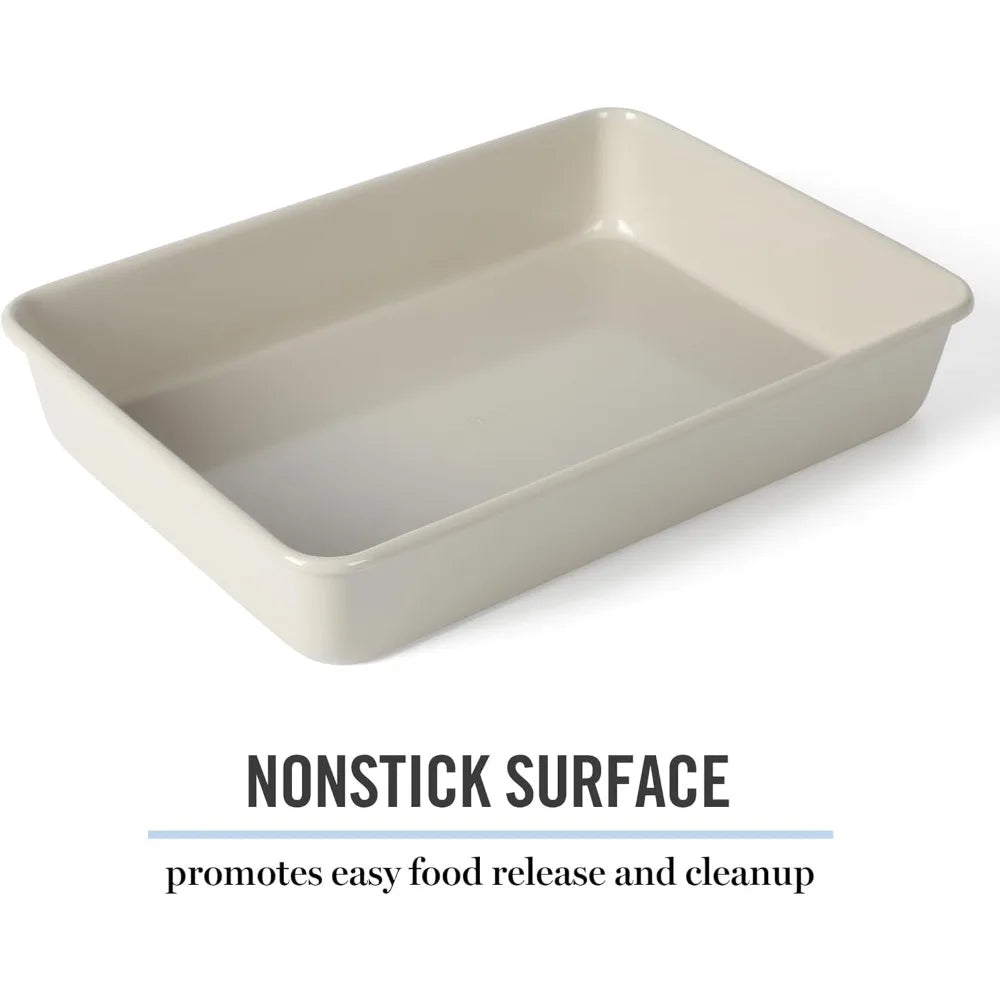 13 x 9 inch rectangular non-stick carbon steel cake/ baking pan