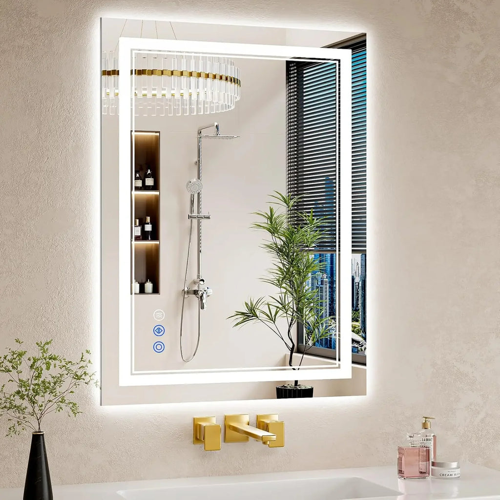 24"x32" LED Bathroom Mirror with Lights