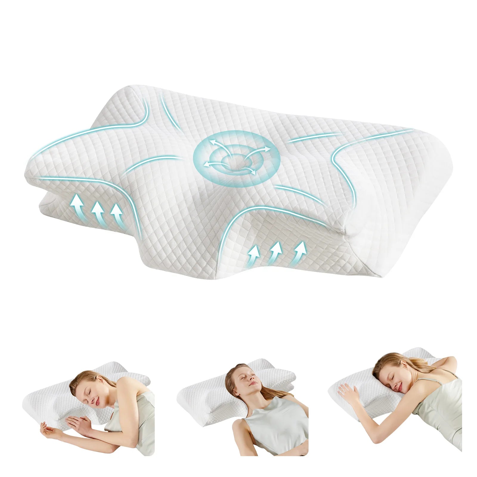 Ergonomic Cervical Neck Pillow