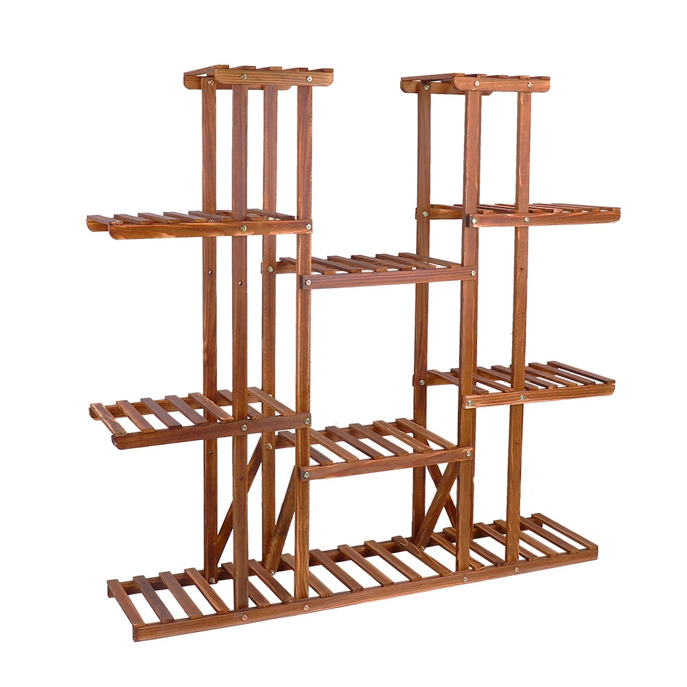 Wooden Multi-Tier Plant Stand