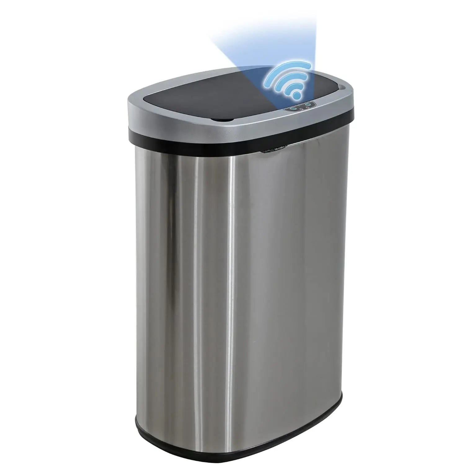 13 Gallon Trash Can with Lid Automatic Touchless Garbage Can  |