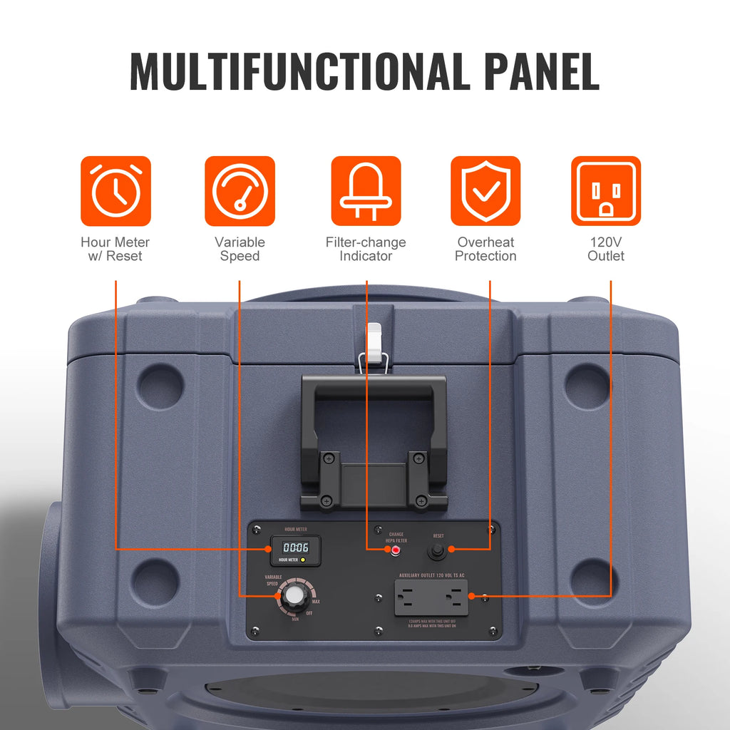 Air Scrubber with 3-Stage Filtration