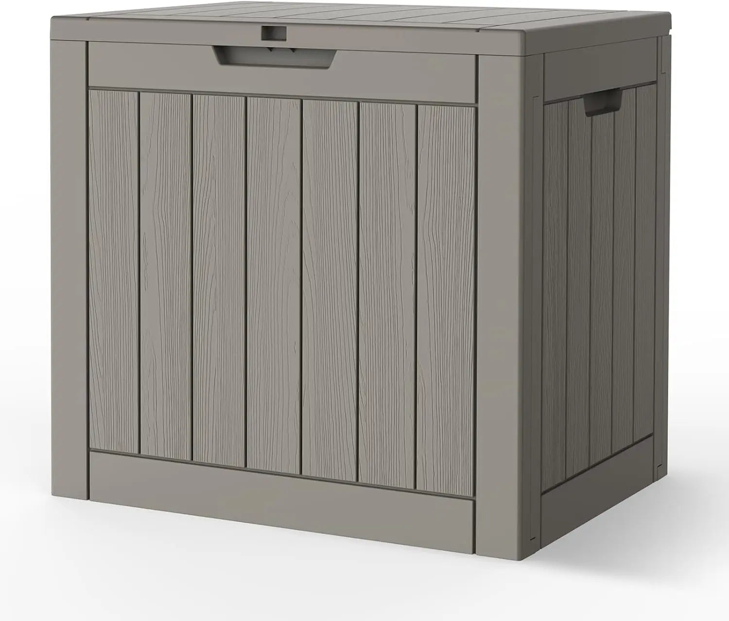 45Gal Black Deck Box - Waterproof & UV-Resistant - For