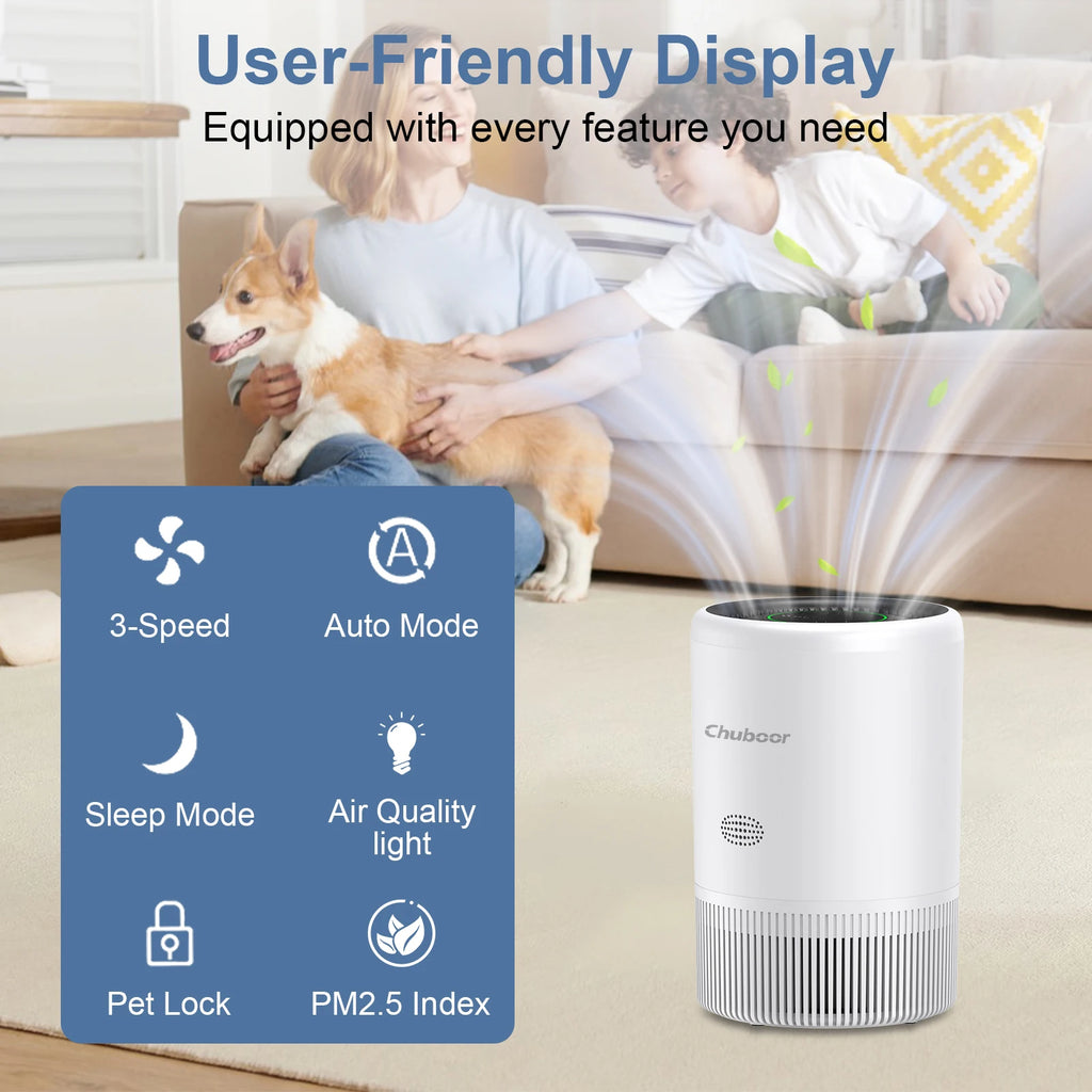 Smart Air Purifier for Home,
