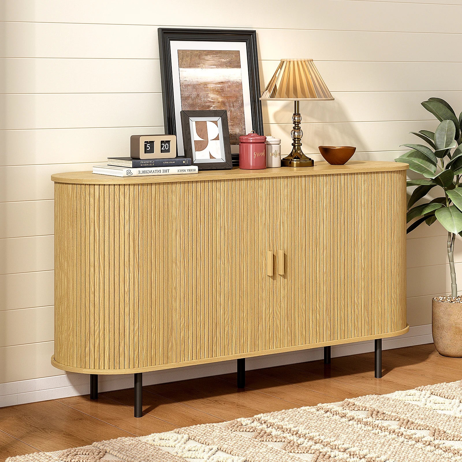 55" Sideboard Buffet Cabinet