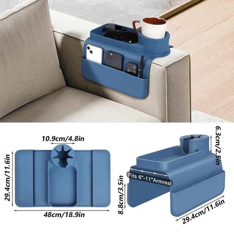 Silicone Arm Tray with Side Pocket