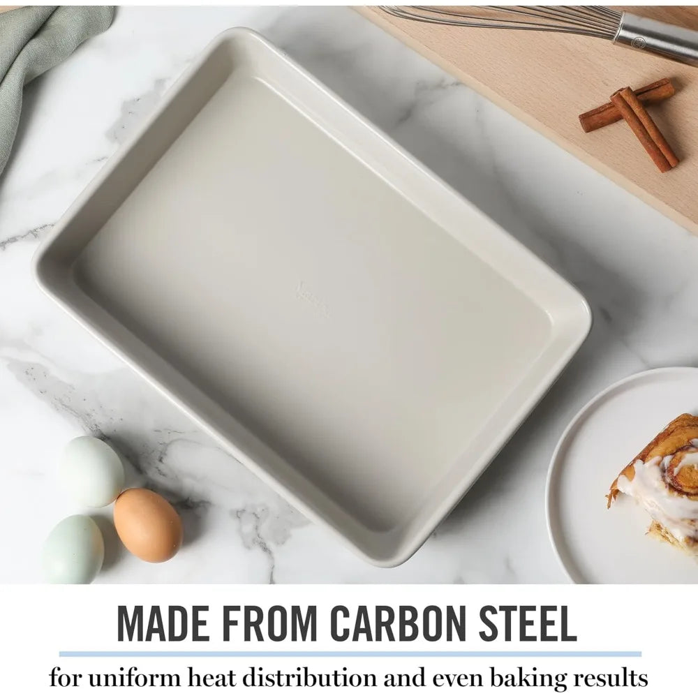 13 x 9 inch rectangular non-stick carbon steel cake/ baking pan
