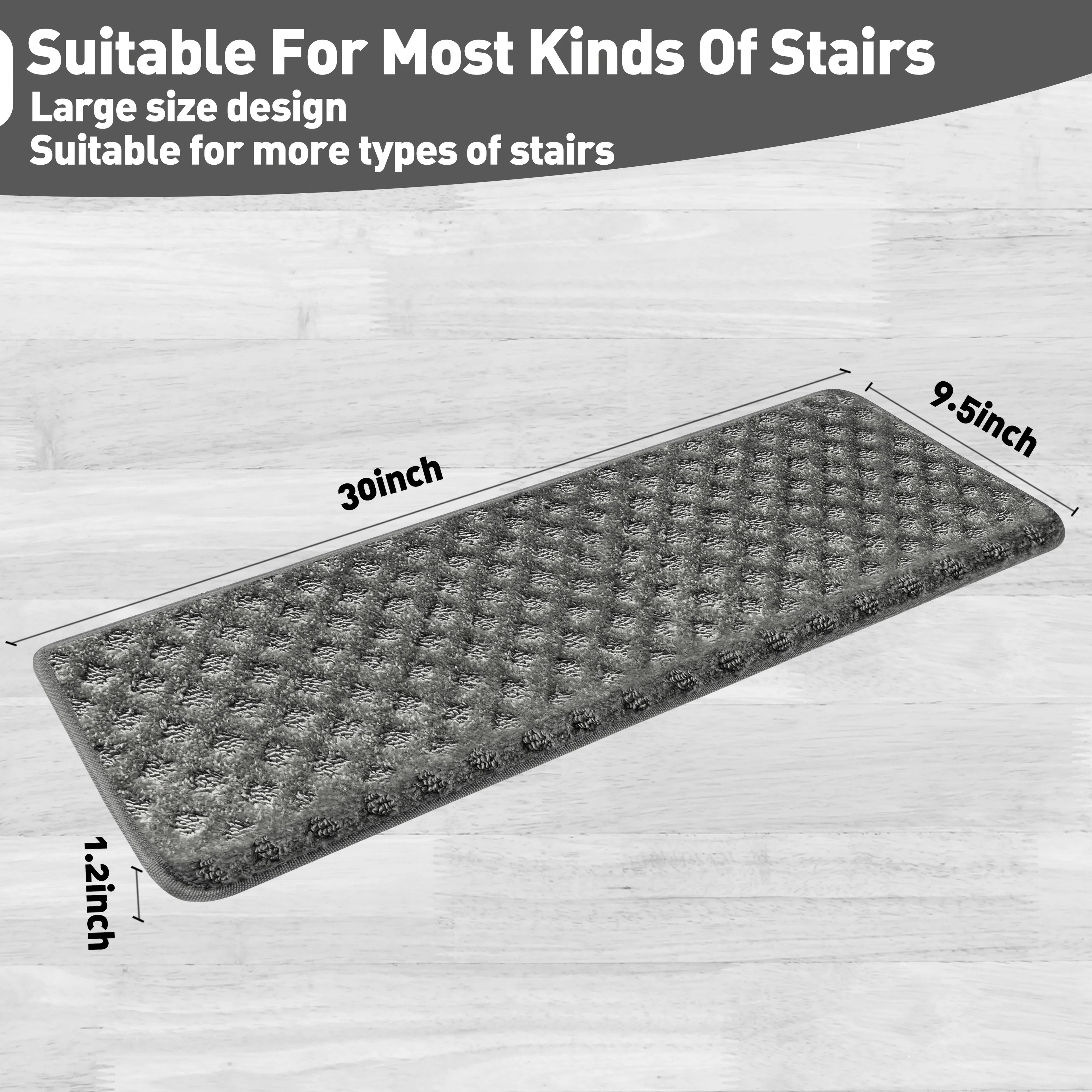 Premium Carpet Stair Treads That Is Washable