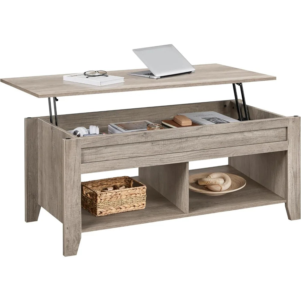 Lift Top Coffee Table with Hidden Storage Compartment