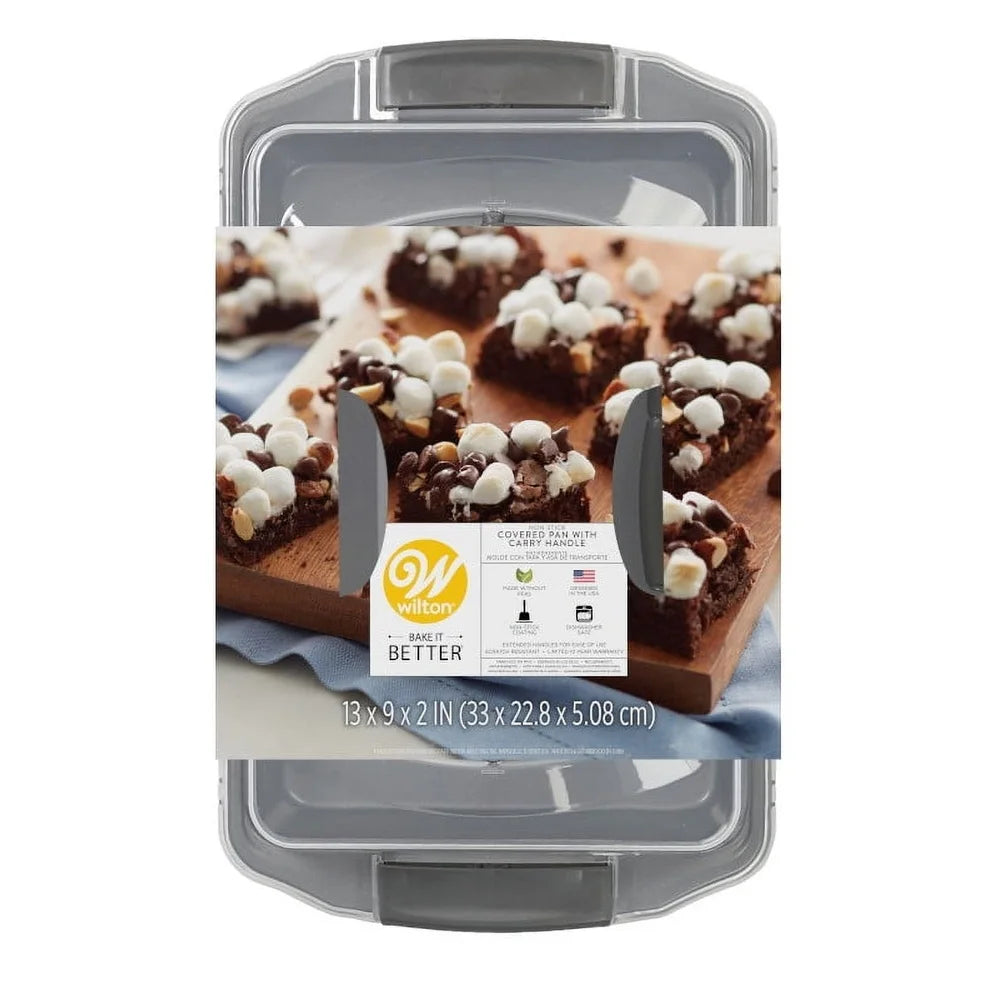 Non-Stick 9X13 inch Cake Pan with Lid
