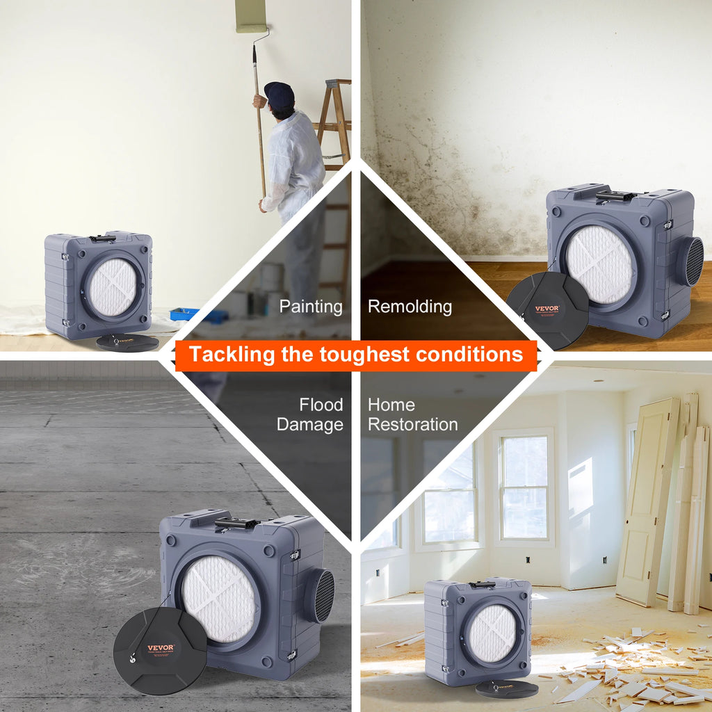 Air Scrubber with 3-Stage Filtration