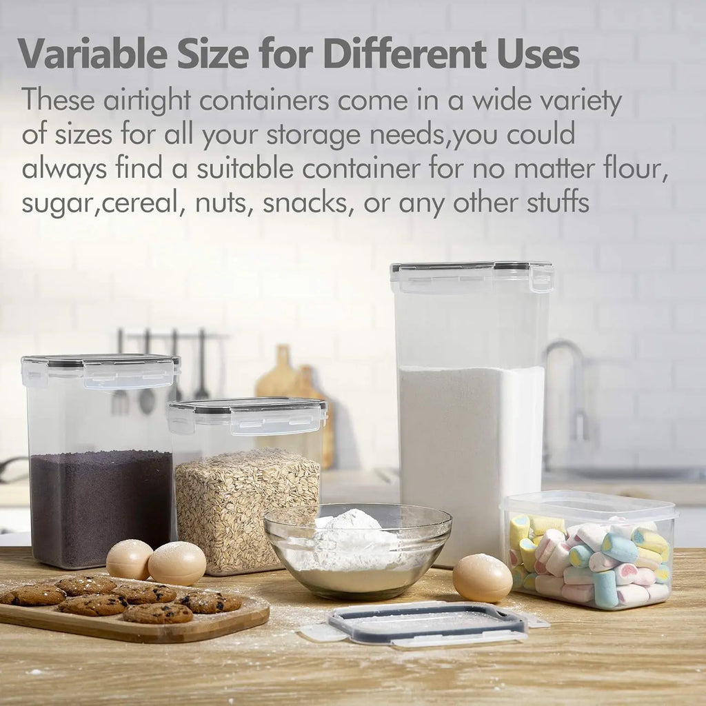8-Piece Airtight Food Storage Containers Set with Lids