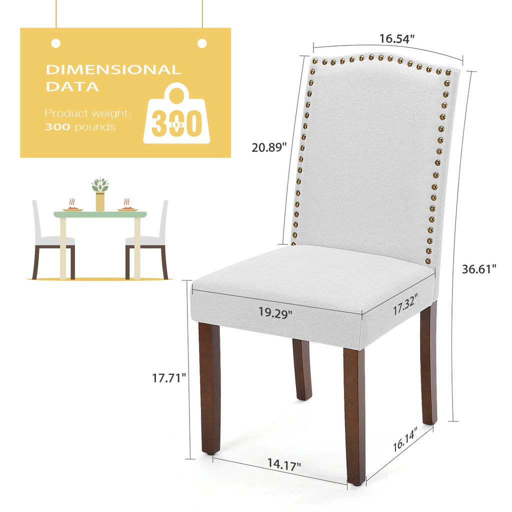 JHK Dining Chairs,  Set Of 2