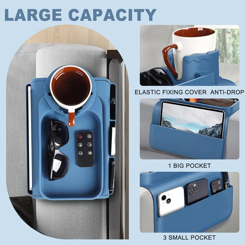 Silicone Arm Tray with Side Pocket