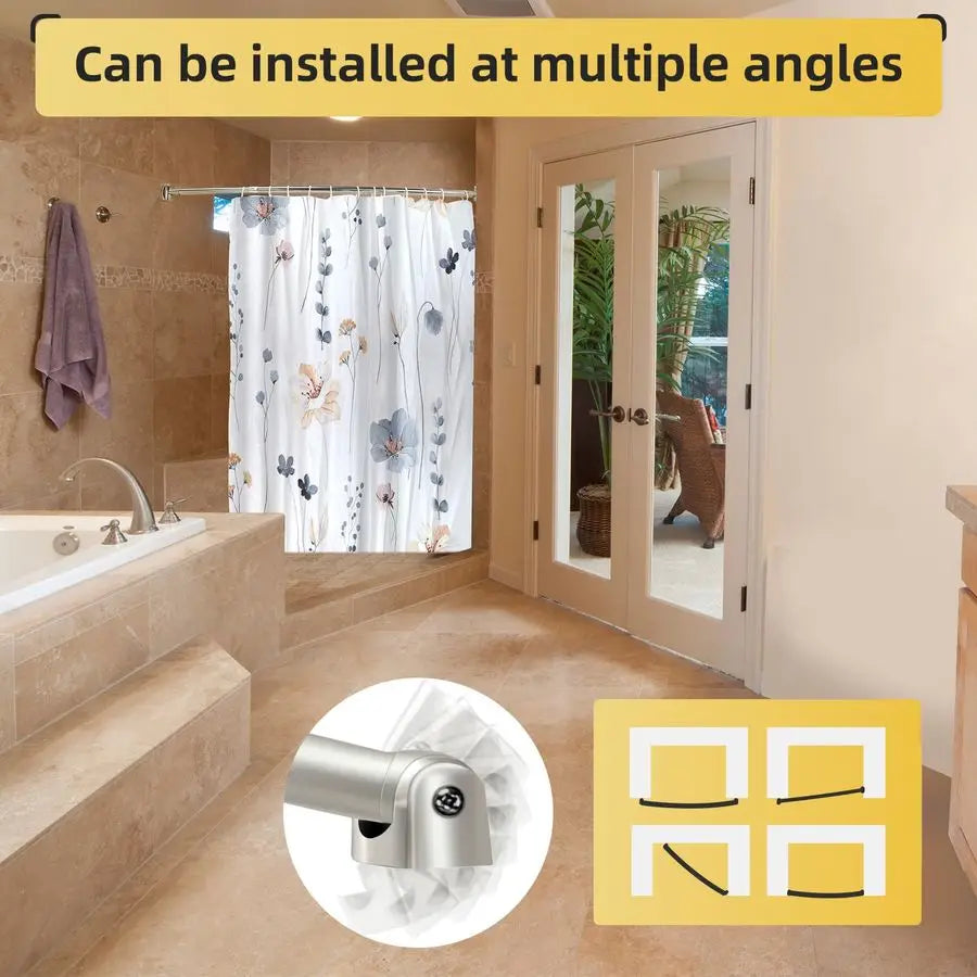 Curved Shower Rod,
