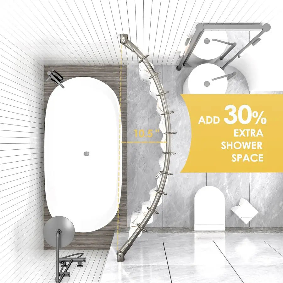 Curved Shower Rod,