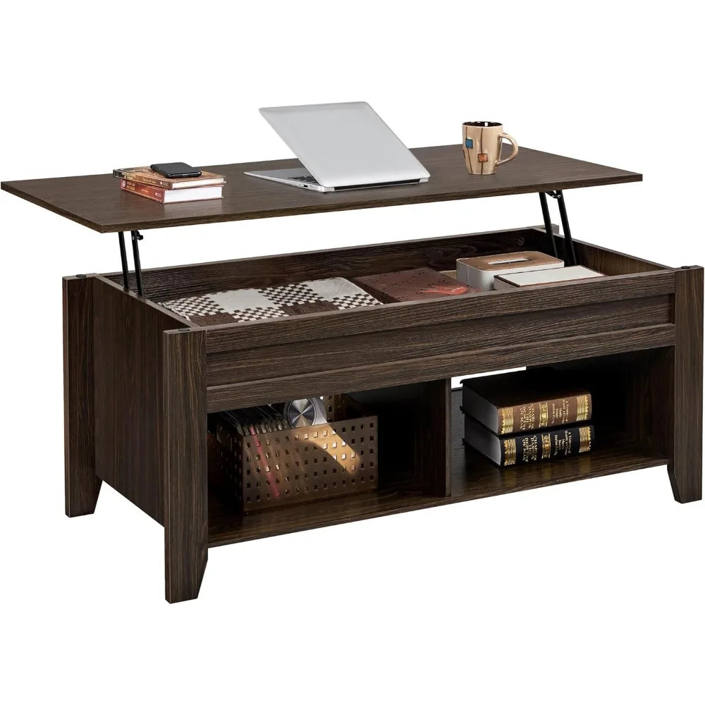 Lift Top Coffee Table with Hidden Storage Compartment