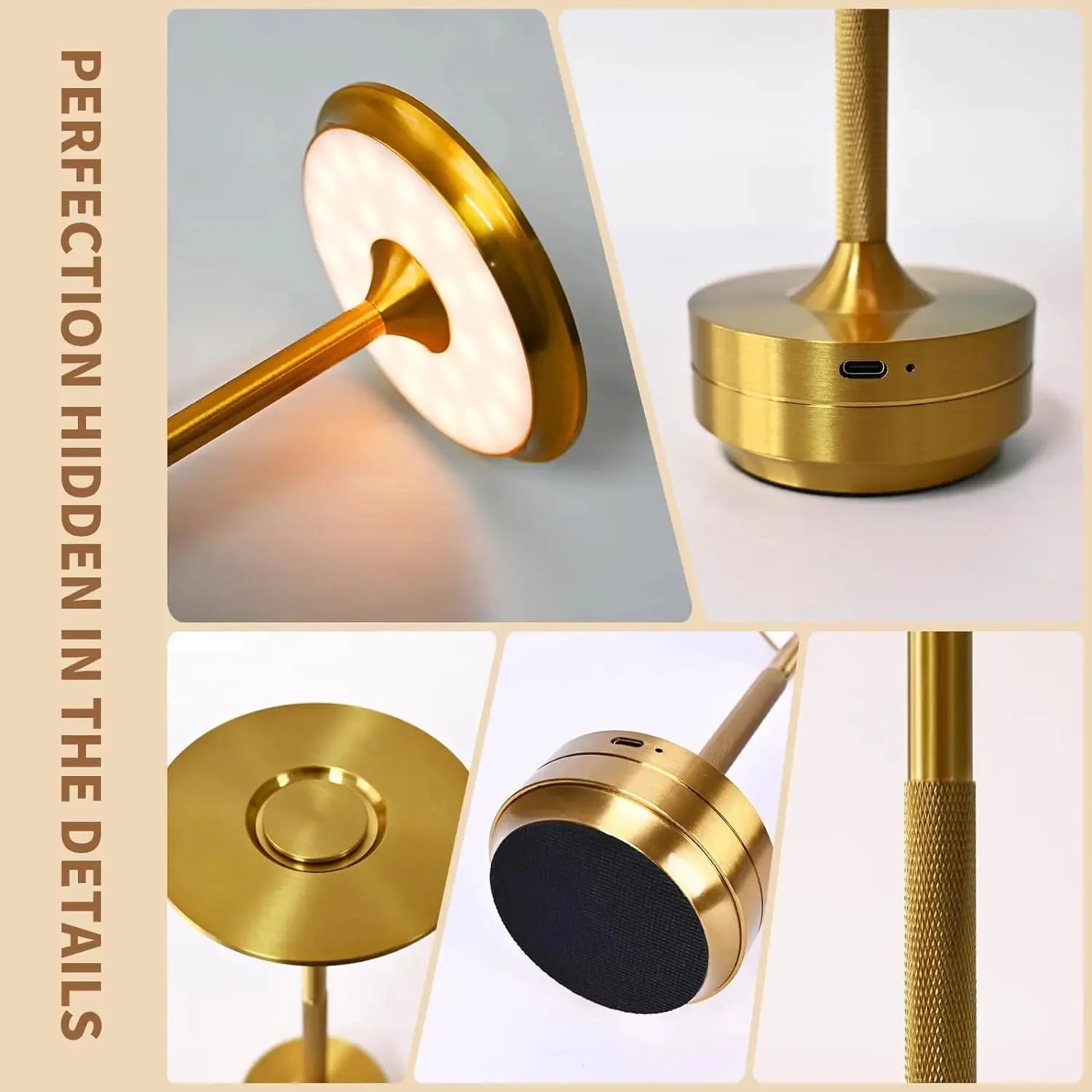 2PCS Rechargeable Wireless Table Lamp