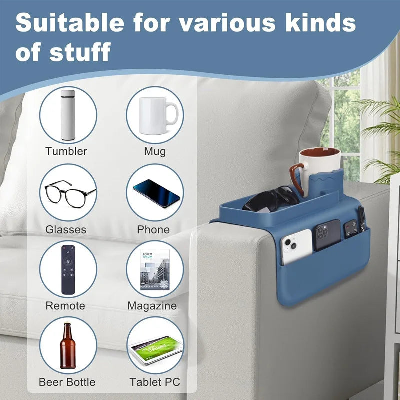 Silicone Arm Tray with Side Pocket