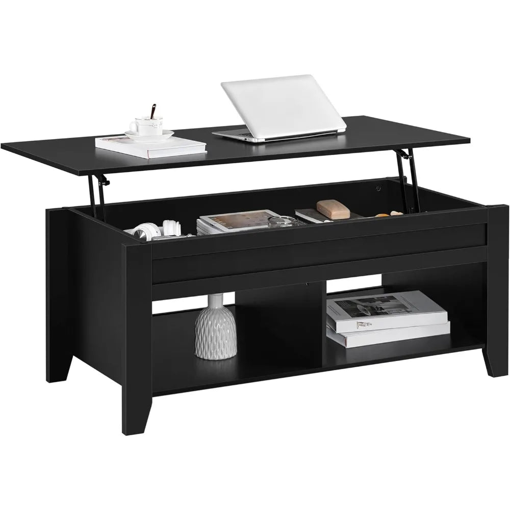 Lift Top Coffee Table with Hidden Storage Compartment
