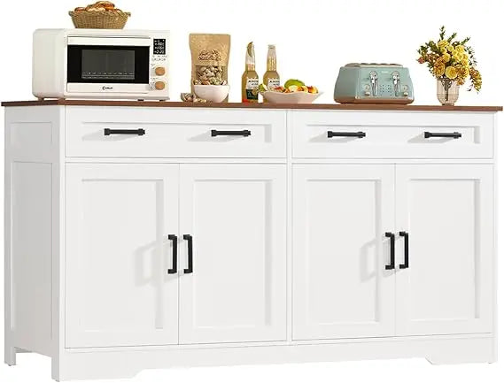 Buffet Cabinet with Storage and Drawers, Buffet Cabinet with