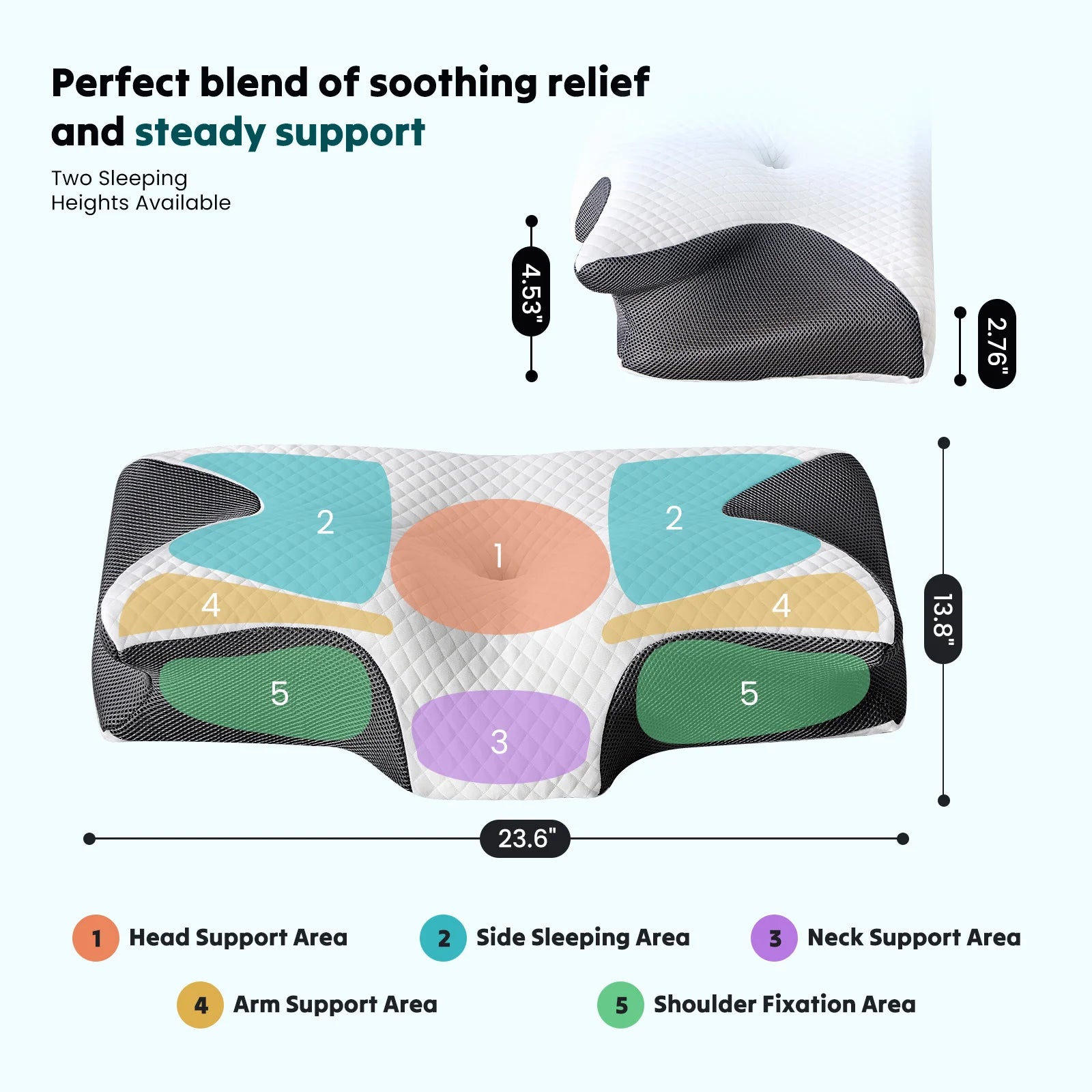 Ergonomic Cervical Neck Pillow