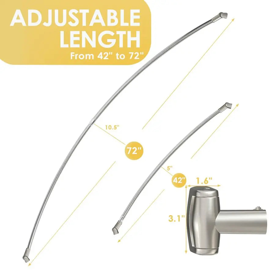Curved Shower Rod,