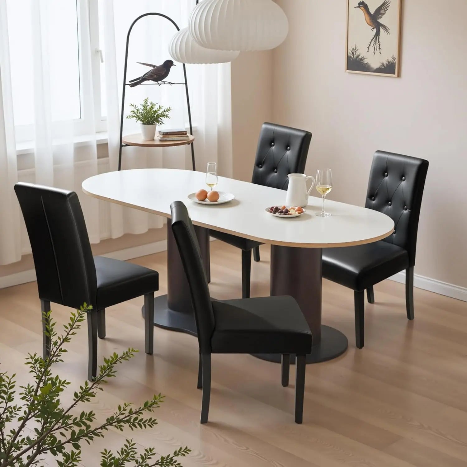 Upholstered Dining Chairs, Set of 4