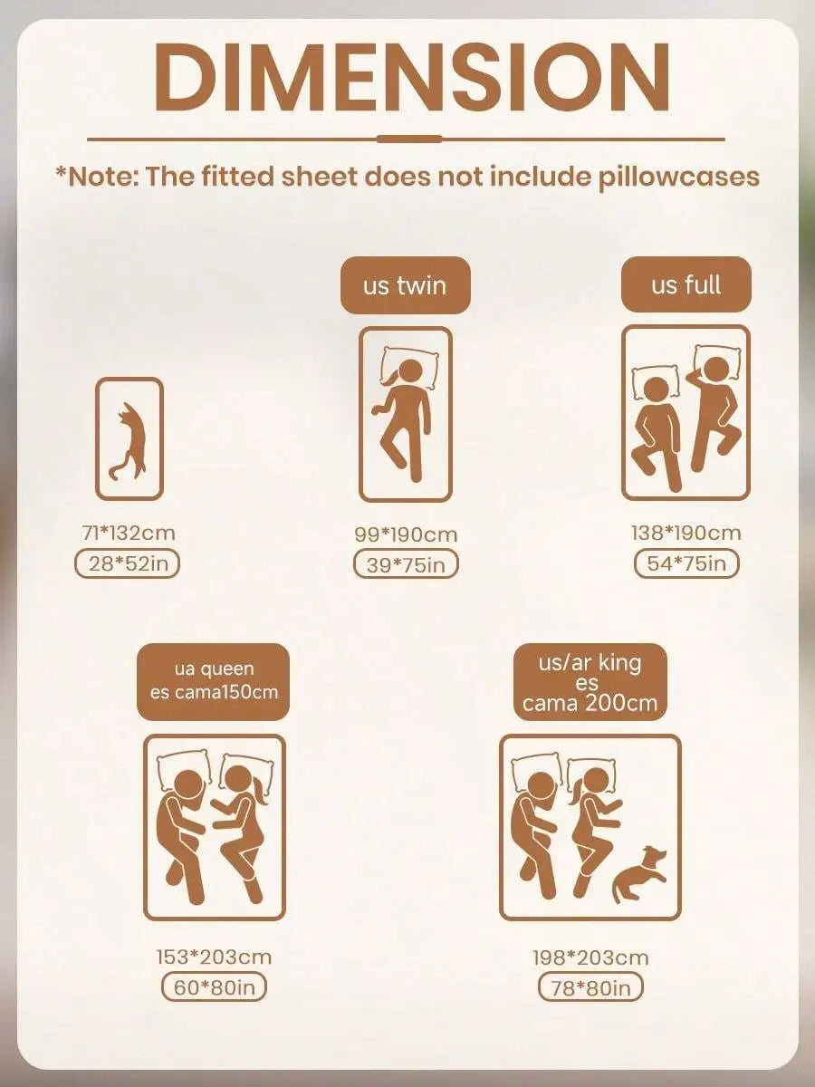 1pc Quilted Waterproof Fitted Mattress Pad