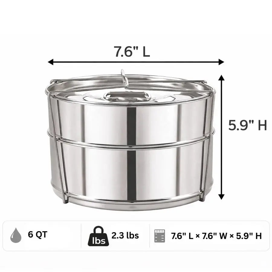 Stainless Steel Insert Pans for Instant Pot